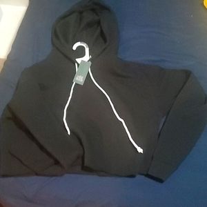 Medium cropped wild fable black hoodie pullover sweatshirt